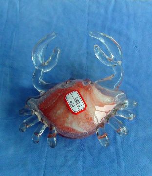 Crab Glass  Figurines